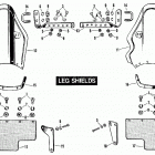 FLH-1200 Electra Glide (1975) LEG SHIELDS