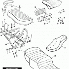 FLH-80 Electra Glide (1979) BUDDY SEAT - FRAME MOUNTED