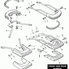 FLH80 AJKD Touring Electra Glide Heritage (1983) (Shovelhead) FRONT AND REAR BUMPER