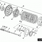 FXE BAKE FX Super Glide (1984) CLUTCH - LATE 1984