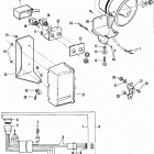 FLH80 AJKD Touring Electra Glide Heritage (1983) (Shovelhead) ELECTRONIC SIREN AND AMPLIFIER