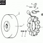 FLH-1200 2AH9 Touring Electra Glide (1979) (Shovelhead) ALTERNATOR - 1970 & LATER