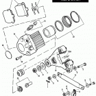 FXE BAKE FX Super Glide (1984) REAR BRAKE CALIPER - 1983 & LATER