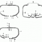 FLH80 AJKD Touring Electra Glide Heritage (1983) (Shovelhead) FRONT AND REAR HIGHWAY BAR