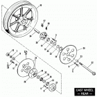 FXE BAKE FX Super Glide (1984) CAST WHEEL - REAR
