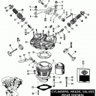 FXE BAKE FX Super Glide (1984) CYLINDERS, HEADS & VALVES