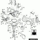 FLH 80 Police (1984) CARBURETOR - 1981 & LATER