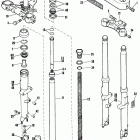 FXE BAKE FX Super Glide (1984) FRONT FORK - SHOWA