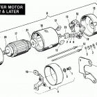 FLH 80 Police (1983) STARTER MOTOR - CLASSIC - 1982; FLH-80-1983 & LATER