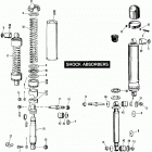 FLH80 AJKD Touring Electra Glide Heritage (1983) (Shovelhead) SHOCK ABSORBERS