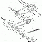 FXE BAKE FX Super Glide (1984) BELTS AND SPROCKETS