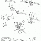 FLH-1200 2AH9 Touring Electra Glide (1979) (Shovelhead) CLUTCH HAND CONTROL