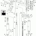 FLH ALKE Touring Electra Glide Shrine (1984) (Shovelhead) FRONT FORK - SHOWA - LATE 1977 & LATER