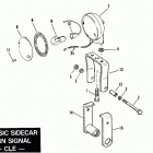 CLE SDKC Attachments Sidecar (1982) Sold With Classic CLASSIC SIDECAR TURN SIGNAL - CLE