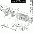 FLHT Electra Glide Classic (1984) CLUTCH - LATE 1984 & LATER