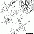 FXE BAKE FX Super Glide (1984) CAST WHEEL - FRONT