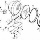 FXWG BEKC FX Wide Glide (1982) HEADLAMP - FXWG
