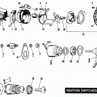 FXE BAKE FX Super Glide (1984) IGNITION SWITCHES