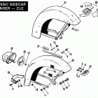 CLE SDKC Attachments Sidecar (1982) Sold With Classic CLASSIC SIDECAR FENDER - CLE