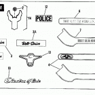 FLH80 AAKE Touring Electra Glide (1984) (Shovelhead) FENDER TRIM