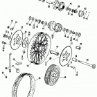 FXE BAKE FX Super Glide (1984) SPOKE WHEEL - REAR