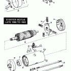 FLH Electra Glide (1982) STARTER MOTOR - LATE 1966 TO 1982