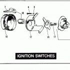 FLH80 AJKD Touring Electra Glide Heritage (1983) (Shovelhead) IGNITION SWITCHES