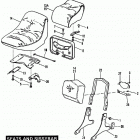 FXR EAKD FXR Super Glide (1983) SEATS AND SISSYBAR