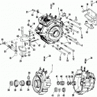 FLT DAKC Touring Tour Glide (1982) Картер двигателя
