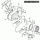 FXRS EBKC FXR Low Glide (1982) FRONT CHAIN HOUSING