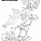 FLT DAKC Touring Tour Glide (1982) SOLID SEAT, ENGINE GUARD, JIFFY STAND, LUGGAGE CARRIER