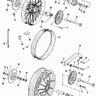 FXRS EBKC FXR Low Glide (1982) REAR WHEEL AND SPROCKET - FXR, FXRS