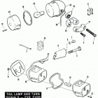 FXRS EBKC FXR Low Glide (1982) TAIL LAMP AND TURN SIGNALS - FXR, FXRS