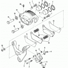 FLT DAKC Touring Tour Glide (1982) Задний суппорт