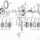 FLT DAKC Touring Tour Glide (1982) Сцепление