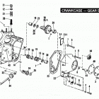 FXRS EBKC FXR Low Glide (1982) CRANKCASE - GEARSIDE
