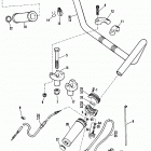 FLT DAKC Touring Tour Glide (1982) HANDLEBAR AND THROTTLE CONTROL