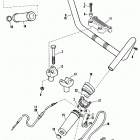 FXRS EBKC FXR Low Glide (1982) HANDLEBAR AND THROTTLE CONTROL
