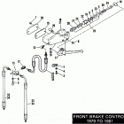 XLH CAHB Sportster 1000 (1981) FRONT BRAKE CONTROL - 1979 TO 1981