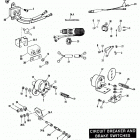 XLH-1000 3AH6 Sportster Standard (1976) CIRCUIT BREAKER AND BRAKE SWITCHES