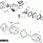 XLCH-1000 4AH9 Sportster (1979) Задний фонарь