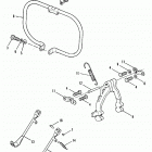XLH-1000 3AH6 Sportster Standard (1976) HIGHWAY BAR, JIFFY STAND AND CENTER STAND