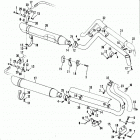FLT 5GJ0 Touring Tour Glide (1980) EXHAUST SYSTEM - 1980