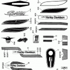 XLH-1000 3AH6 Sportster Standard (1976) FUEL TANK TRIM