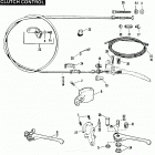 XLCH-1000 4AH9 Sportster (1979) Привод управления сцеплением
