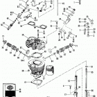 XLH-1000 3AH6 Sportster Standard (1976) CYLINDER, HEAD, VALVES AND TAPPETS