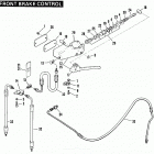 XLCH-1000 4AH8 Sportster 1000 (1978) FRONT BRAKE CONTROL - DISC BRAKE