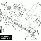 CLE 2HH9 Attachments Sidecar (1979) DISC BRAKE - 1972 TO EARLY 1980