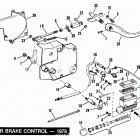 XLH-1000 3AH9 Sportster 1000 (1979) REAR BRAKE CONTROL - 1979