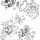 XLCH-1000 4AH8 Sportster 1000 (1978) CRANKCASE - 1977 & 1978